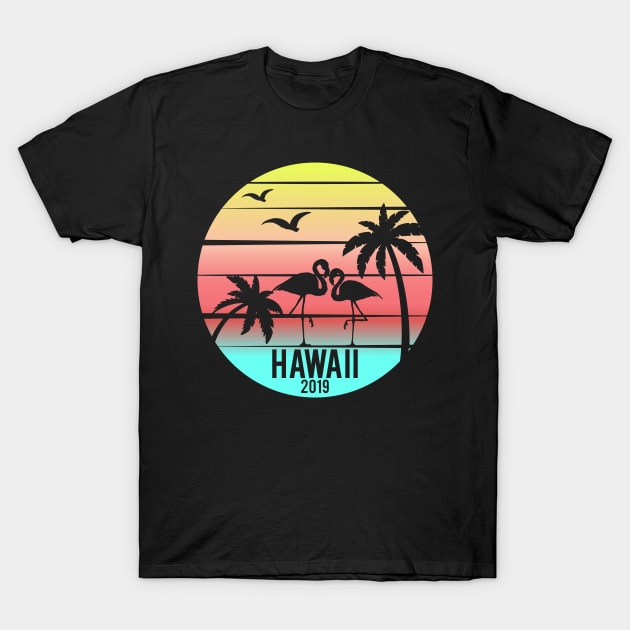 Hawaii Family Vacation 2019 Souvenir T-Shirt by SiGo